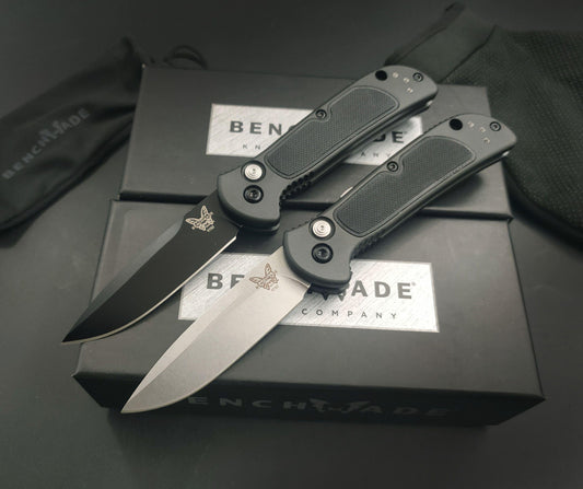 New Benchamde 9750 Mini Coalition S30V Steel Blade Titanium Alloy +G10 Handle Spring Assisted Portable Survival Dagger Tactical Folding Pocket Knife AUTO Knives