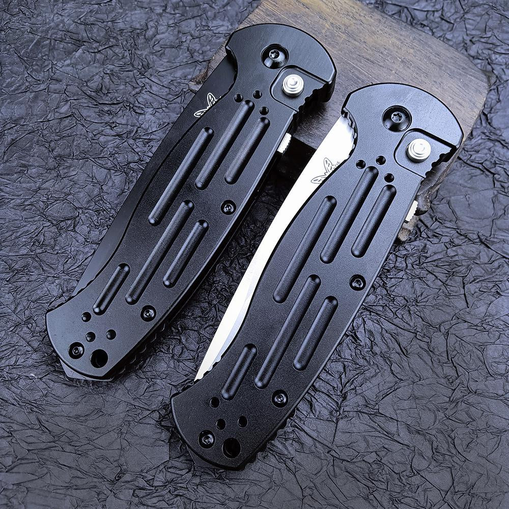 New 2023 Benchmade 9051 Outdoor Tactical Hunting Automatic Switchblade Knife D2 Steel Outdoor Survival Gear Rescue Camping Tools Benchmade Pocket Knives