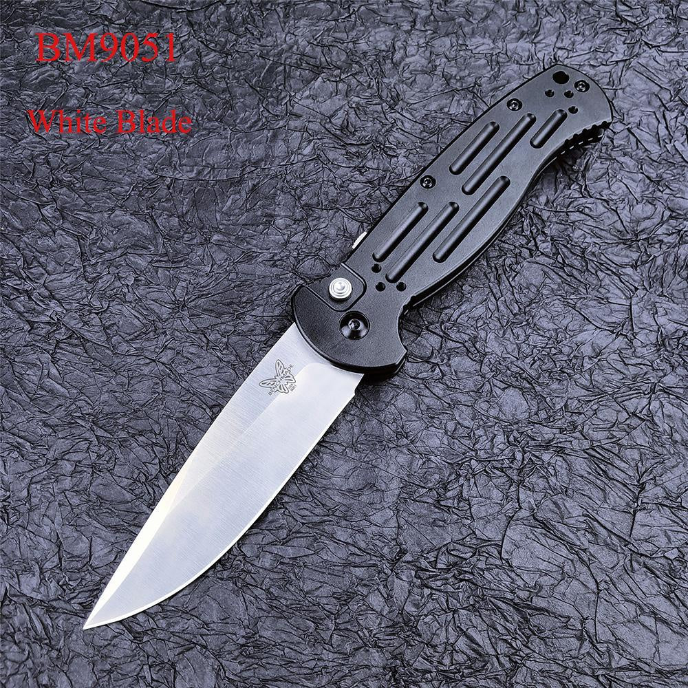New 2023 Benchmade 9051 Outdoor Tactical Hunting Automatic Switchblade Knife D2 Steel Outdoor Survival Gear Rescue Camping Tools Benchmade Pocket Knives