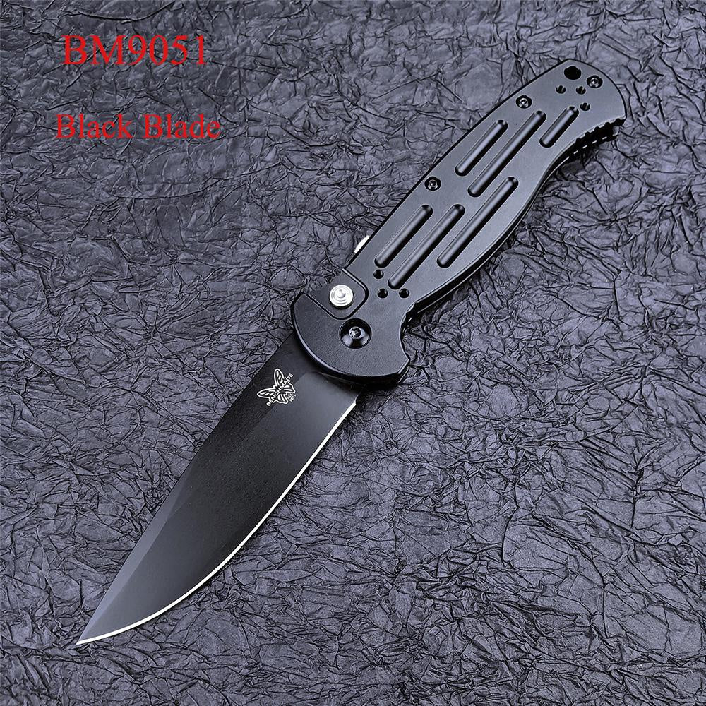 New 2023 Benchmade 9051 Outdoor Tactical Hunting Automatic Switchblade Knife D2 Steel Outdoor Survival Gear Rescue Camping Tools Benchmade Pocket Knives
