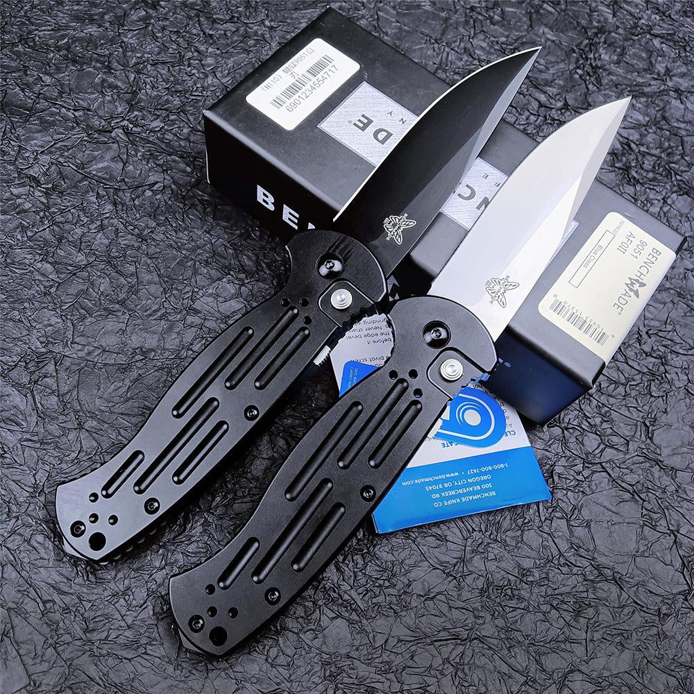 New 2023 Benchmade 9051 Outdoor Tactical Hunting Automatic Switchblade Knife D2 Steel Outdoor Survival Gear Rescue Camping Tools Benchmade Pocket Knives