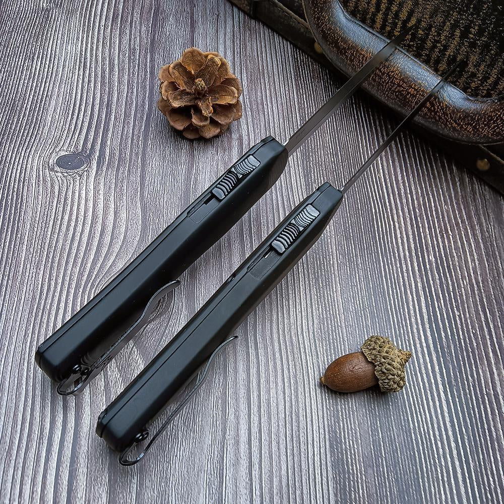 Benchmade Spring Assisted AUTO Knife S30V Double Edge Dagger Blade Camping Self Defense Hunting OTF Knife