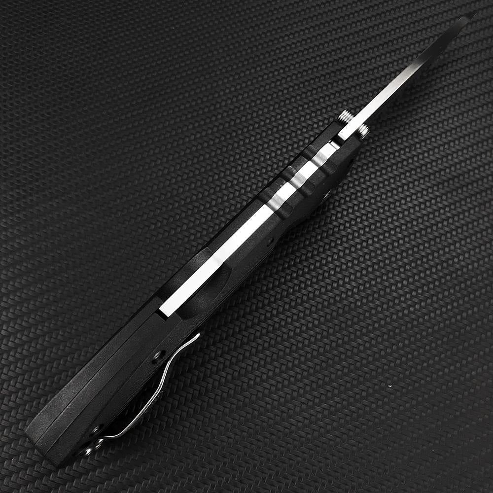 COLD STEEL 30ULH Ultimate Hunter Military Tactical Knife Folding Survival Jackknife 9Cr18M0V Blade Outdoor Pocket Knife Griv-Ex Nylon Fiber Handle Hunting Camping Tools