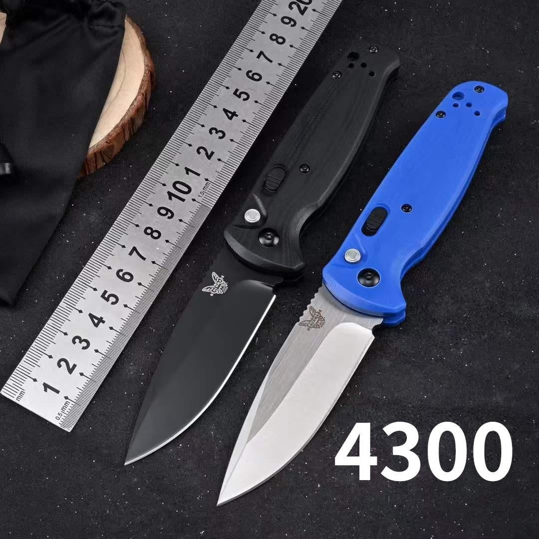 Benchmade Axis Lock 4300S CLA Pocket Spring Assisted Folding Knives 154CM Steel Blade, Plain Edge Hunting Outdoor Survival EDC Tools Benchmade 535 Two Styles