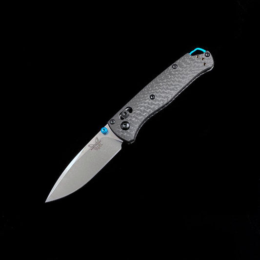 Benchmade 533-3 Mini Bugout AXIS Folding Knife 2.82 S90V Blade Carbon Fiber Handles Outdoor Camping Hunting Pocket Tactical Self Defense