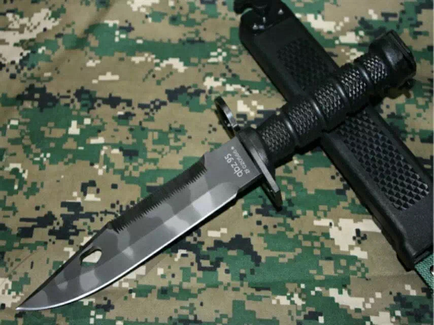 tactical 95 Bayonet fixed blade military Army COMBAT knives outdoor survival tools