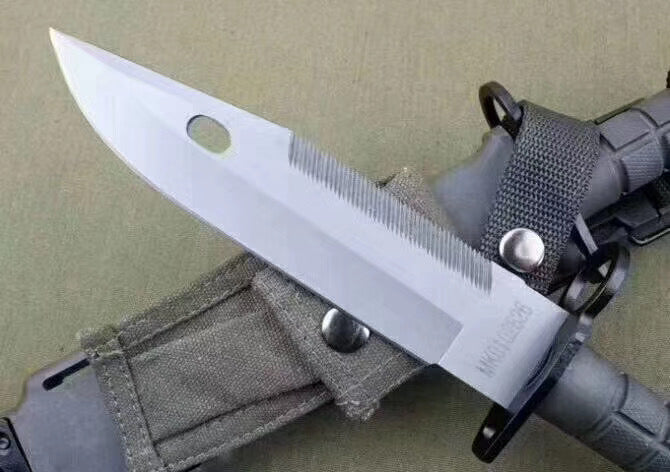 tactical M9 Bayonet fixed blade military Army COMBAT knives outdoor survival tools