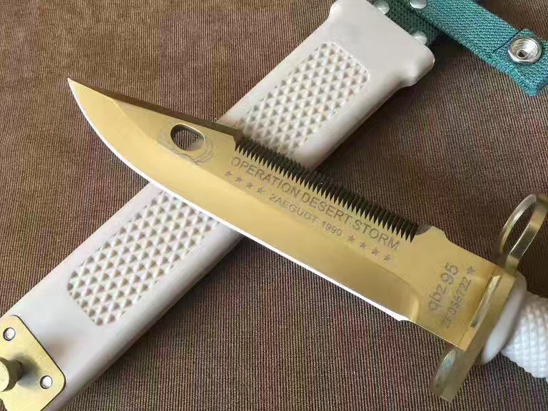 tactical 95 Bayonet fixed blade military Army COMBAT knives outdoor survival tools