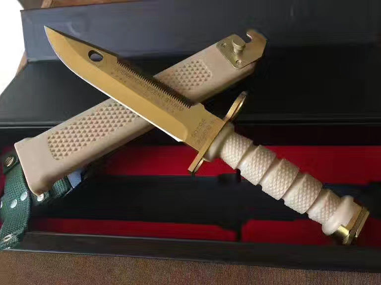 tactical 95 Bayonet fixed blade military Army COMBAT knives outdoor survival tools