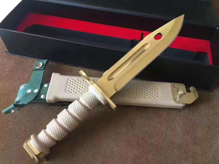 tactical 95 Bayonet fixed blade military Army COMBAT knives outdoor survival tools