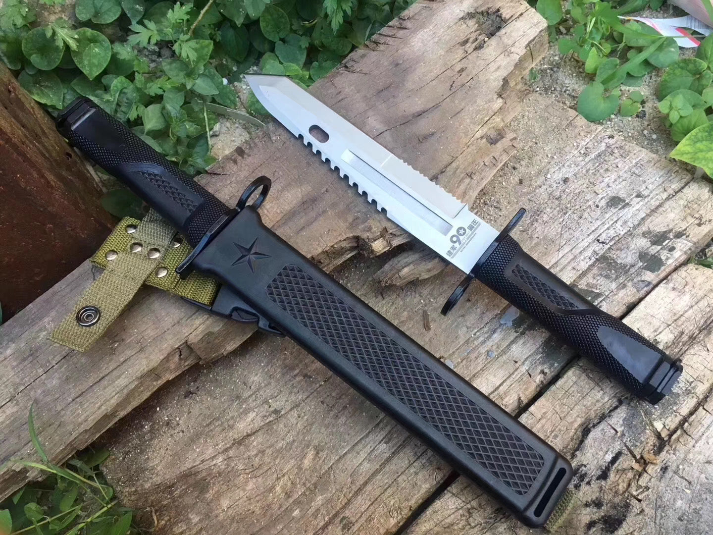 tactical Bayonet fixed blade military Army COMBAT knives outdoor survival tools