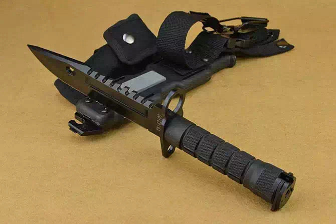 tactical D80 Bayonet fixed blade military Army COMBAT knives outdoor survival tools