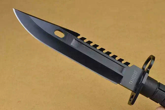 tactical D80 Bayonet fixed blade military Army COMBAT knives outdoor survival tools