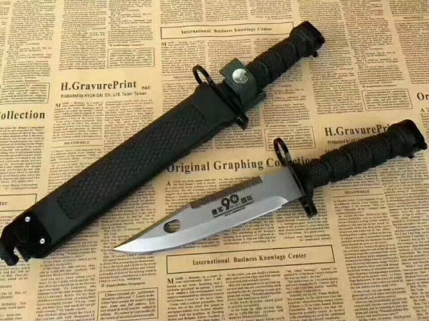 Commemorative edition 95 Bayonet tactical fixed blade military Army COMBAT knives outdoor survival tools