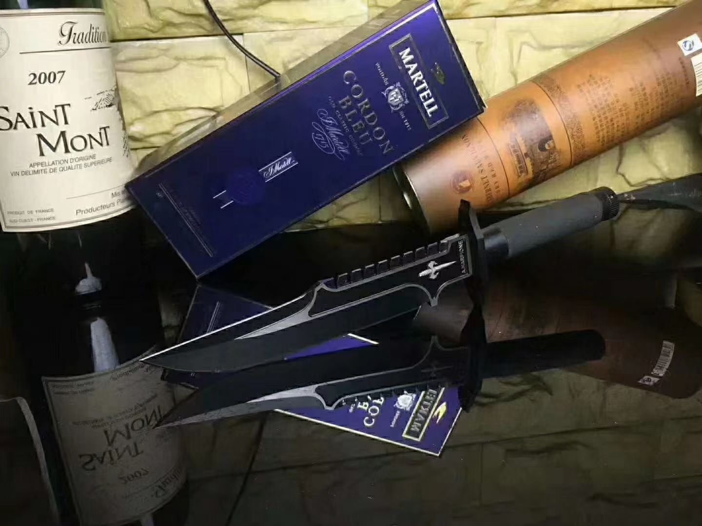 Bayonet tactical fixed blade military Army COMBAT knives outdoor