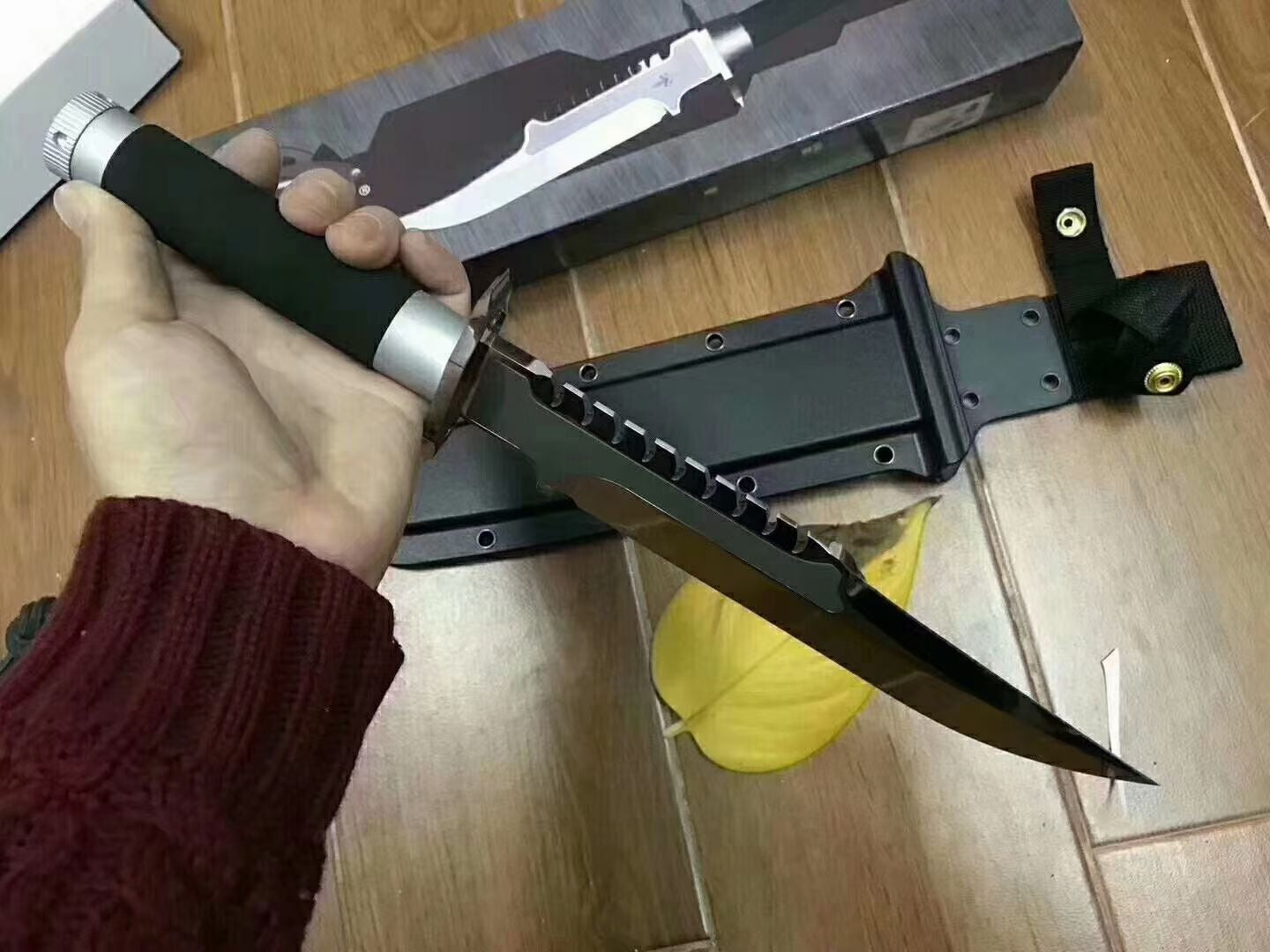 Bayonet tactical fixed blade military Army COMBAT knives outdoor