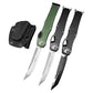 Halo V6  Single-Action OTF Automatic Knife - D2 Steel Blade T6 Aluminum Handle
