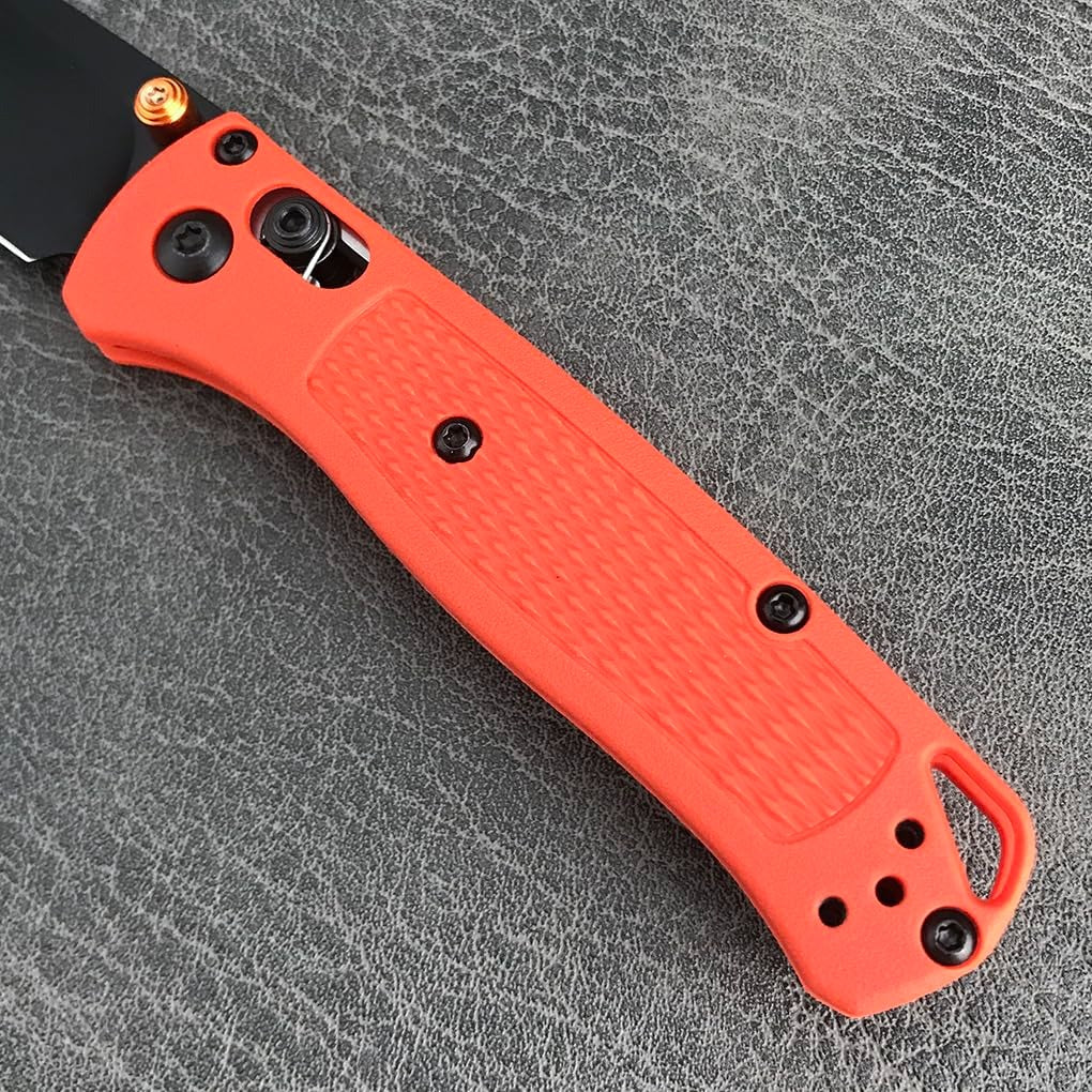 6.5in Folding Knife - Axis Lock Pocket Knife with 7Cr17Mov Steel Blade and Glass Reinforced Nylon Handle, Thumb Stud and Belt Clip, for EDC Camping Hiking