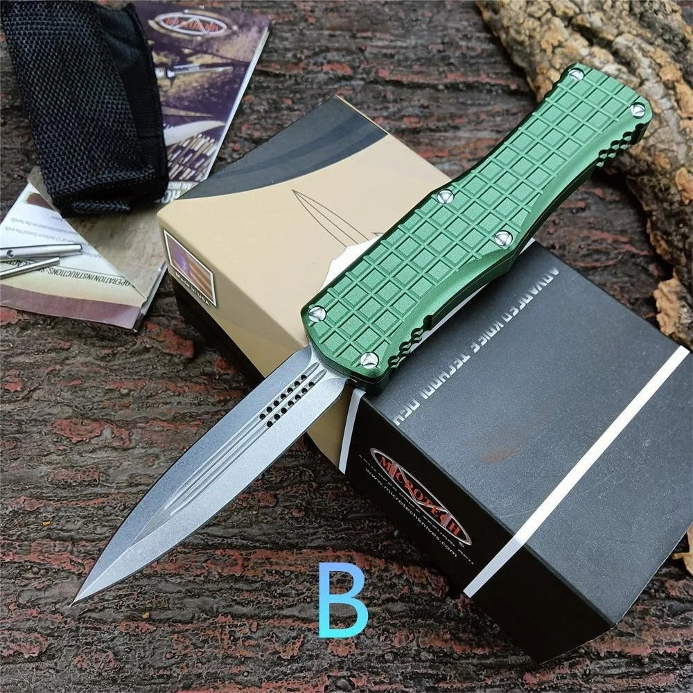 Hera OTF Auto Knife D2 Blades T6 Aluminum Handle