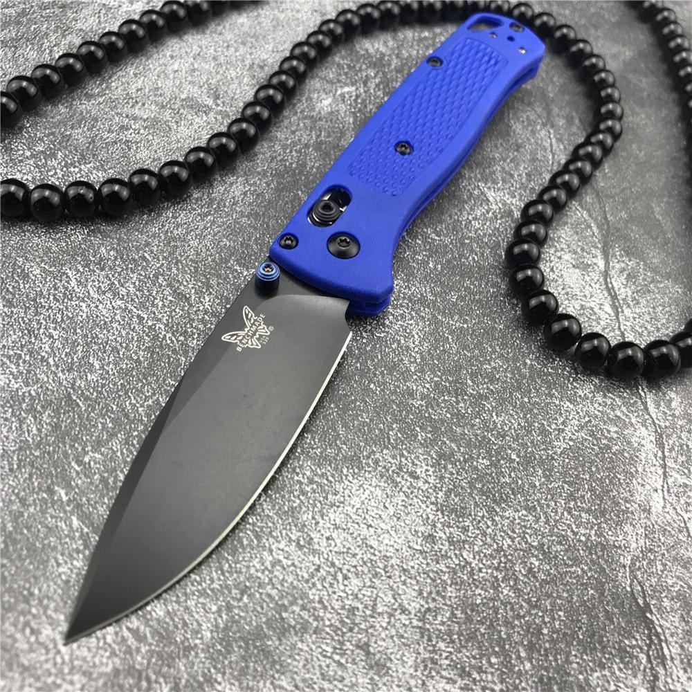 Red/yellow Handle Benchmade 535 Drop-Point Blade Camping Pocket Folding Knives Multifunctional Blade Non Slip Outdoor Knife