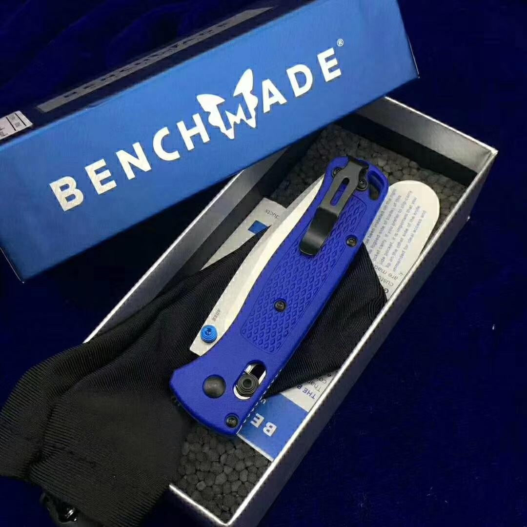 Red/yellow Handle Benchmade 535 Drop-Point Blade Camping Pocket Folding Knives Multifunctional Blade Non Slip Outdoor Knife