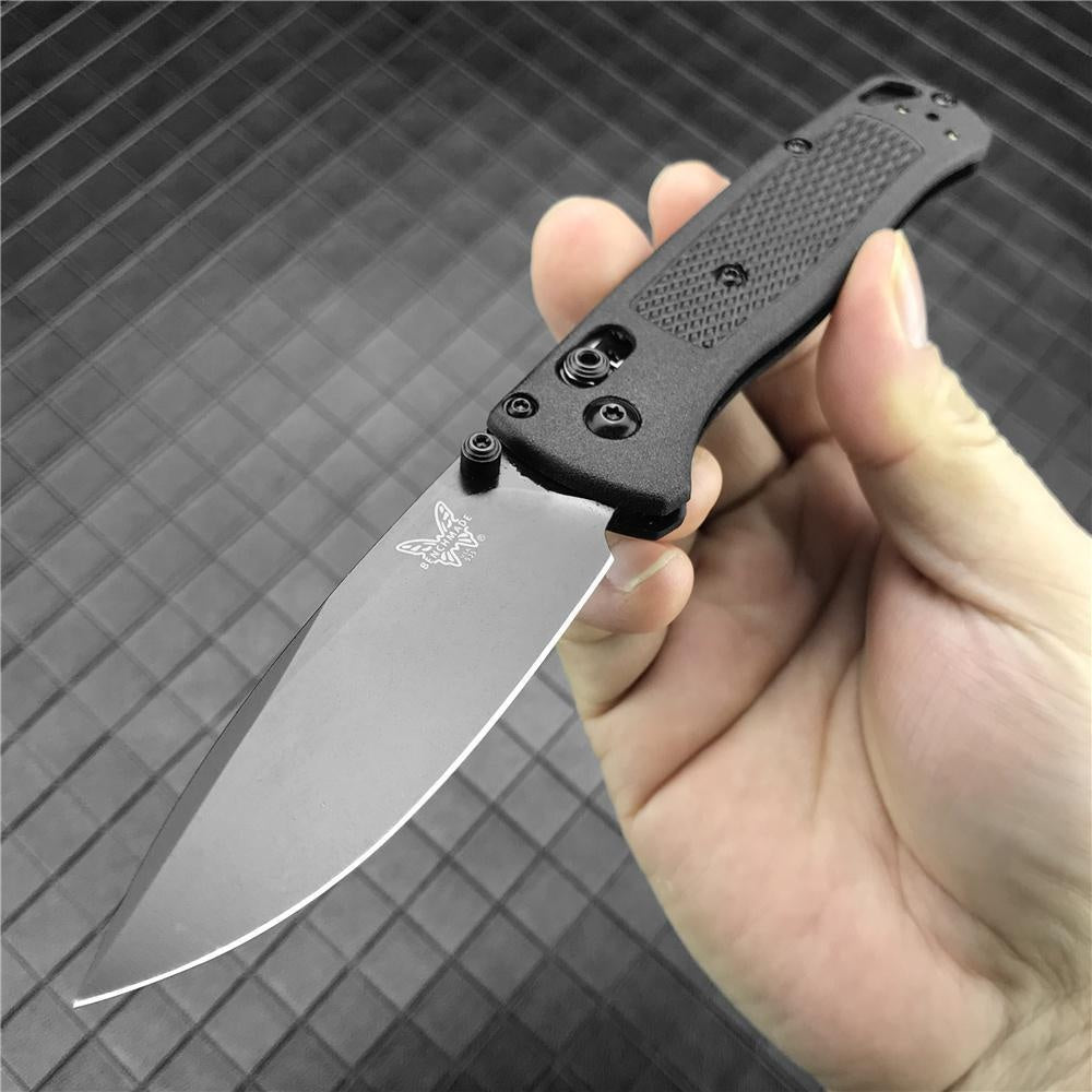 Red/yellow Handle Benchmade 535 Drop-Point Blade Camping Pocket Folding Knives Multifunctional Blade Non Slip Outdoor Knife
