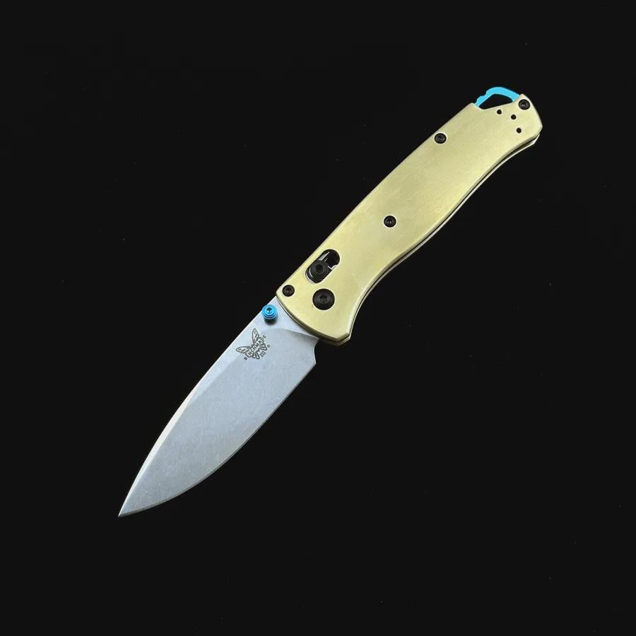NEWEST Benchmade 535 Bugout Copper Handle Folding Sharp Knife S90V Blade High Quality Tactical Pocket Knives Outdoor Camping Self-defense EDC Multi Tool