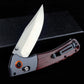 15080 EDC Pocket Knife for Men, D2 Blade, Satin Finish  Thumb Stud Manual Open Camping Folding Knife for Outdoor Fishing