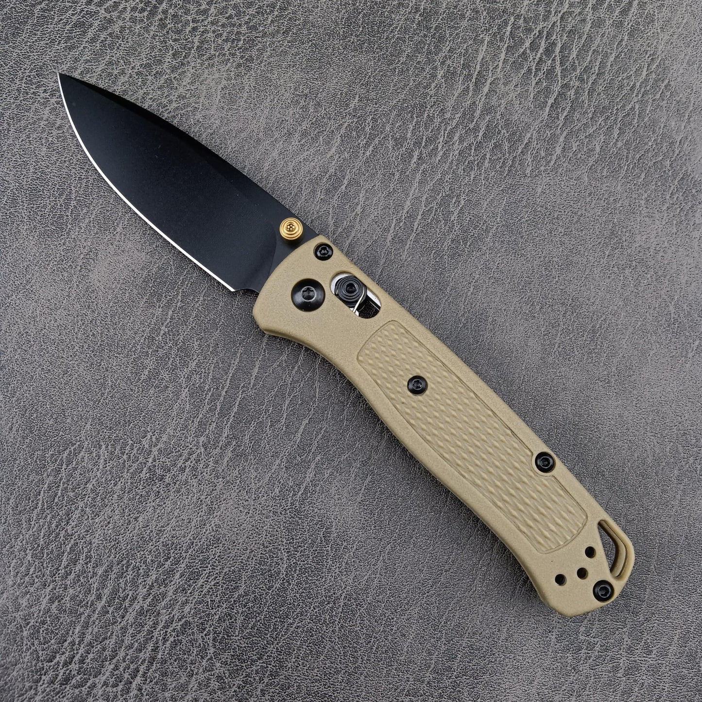 6.5in Mini Folding Knife - Pocket Knife with 7Cr17Mov Steel Black Blade and Glass Reinforced Nylon Handle, Thumb Stud，Belt Clip, for Camping Hiking