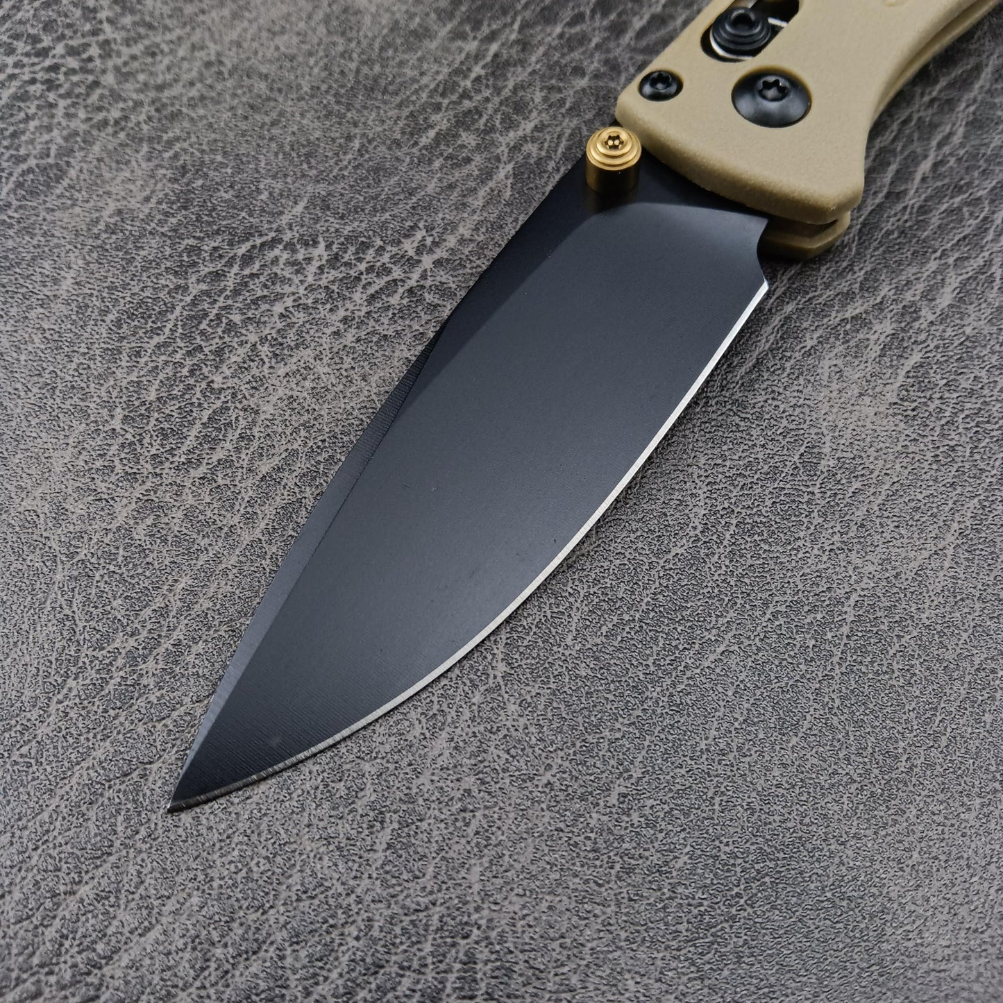 6.5in Mini Folding Knife - Pocket Knife with 7Cr17Mov Steel Black Blade and Glass Reinforced Nylon Handle, Thumb Stud，Belt Clip, for Camping Hiking