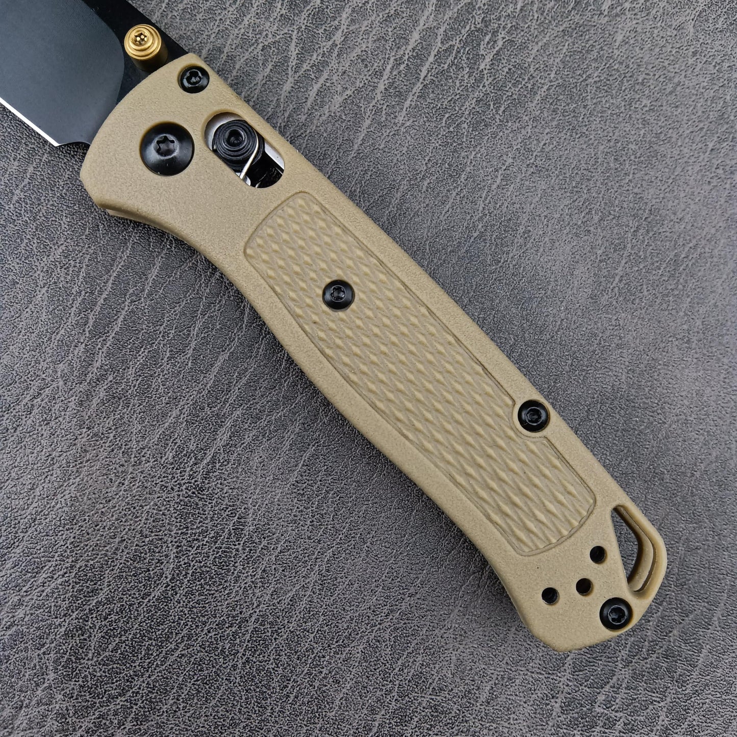 6.5in Mini Folding Knife - Pocket Knife with 7Cr17Mov Steel Black Blade and Glass Reinforced Nylon Handle, Thumb Stud，Belt Clip, for Camping Hiking