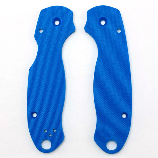 1 Pair G10 Solid Color Folding Knife Handle Grip Patches for Spyderco Para3 C223 Spider Anti-Slip Scales Diy Accessories Parts
