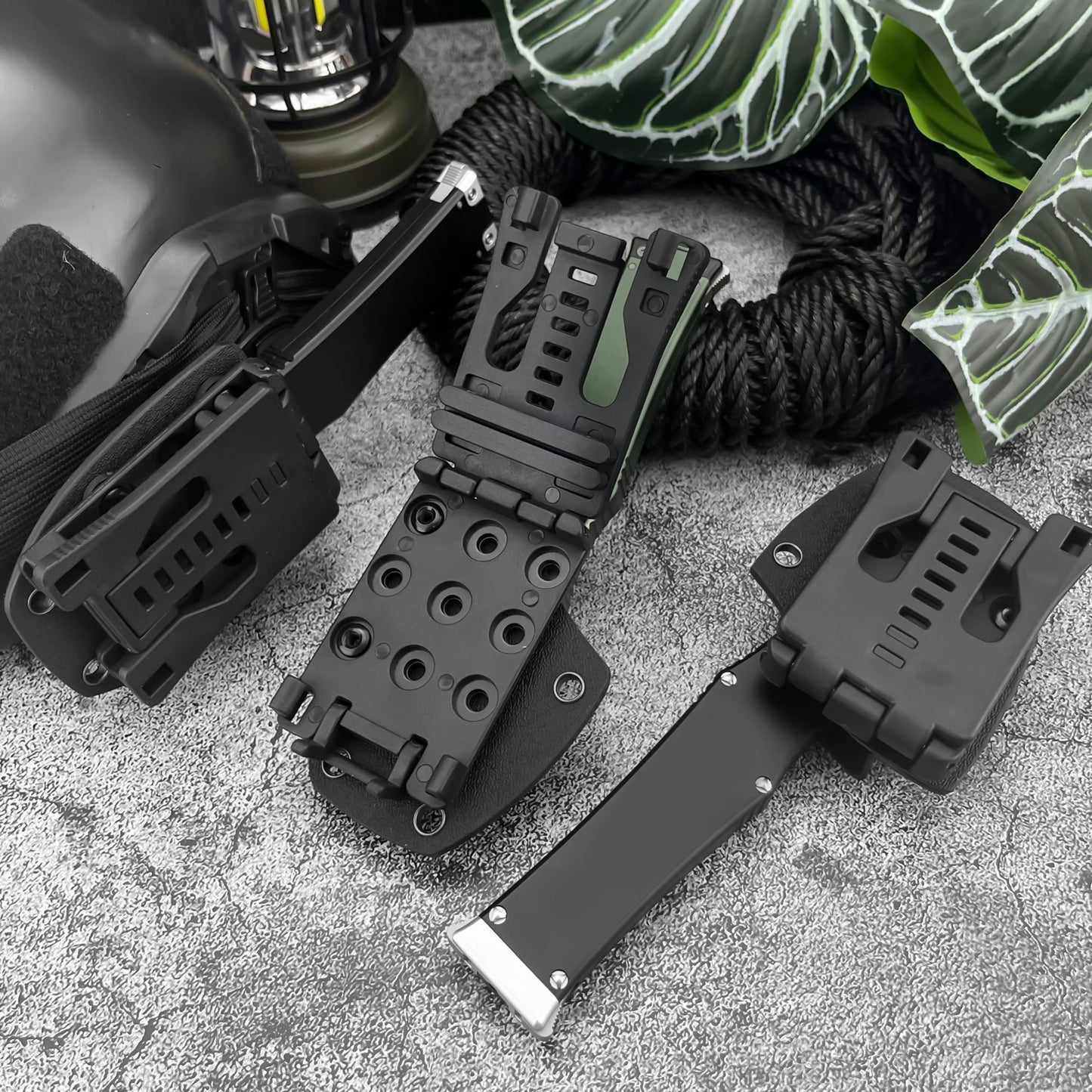 Halo V6  Single-Action OTF Automatic Knife - D2 Steel Blade T6 Aluminum Handle