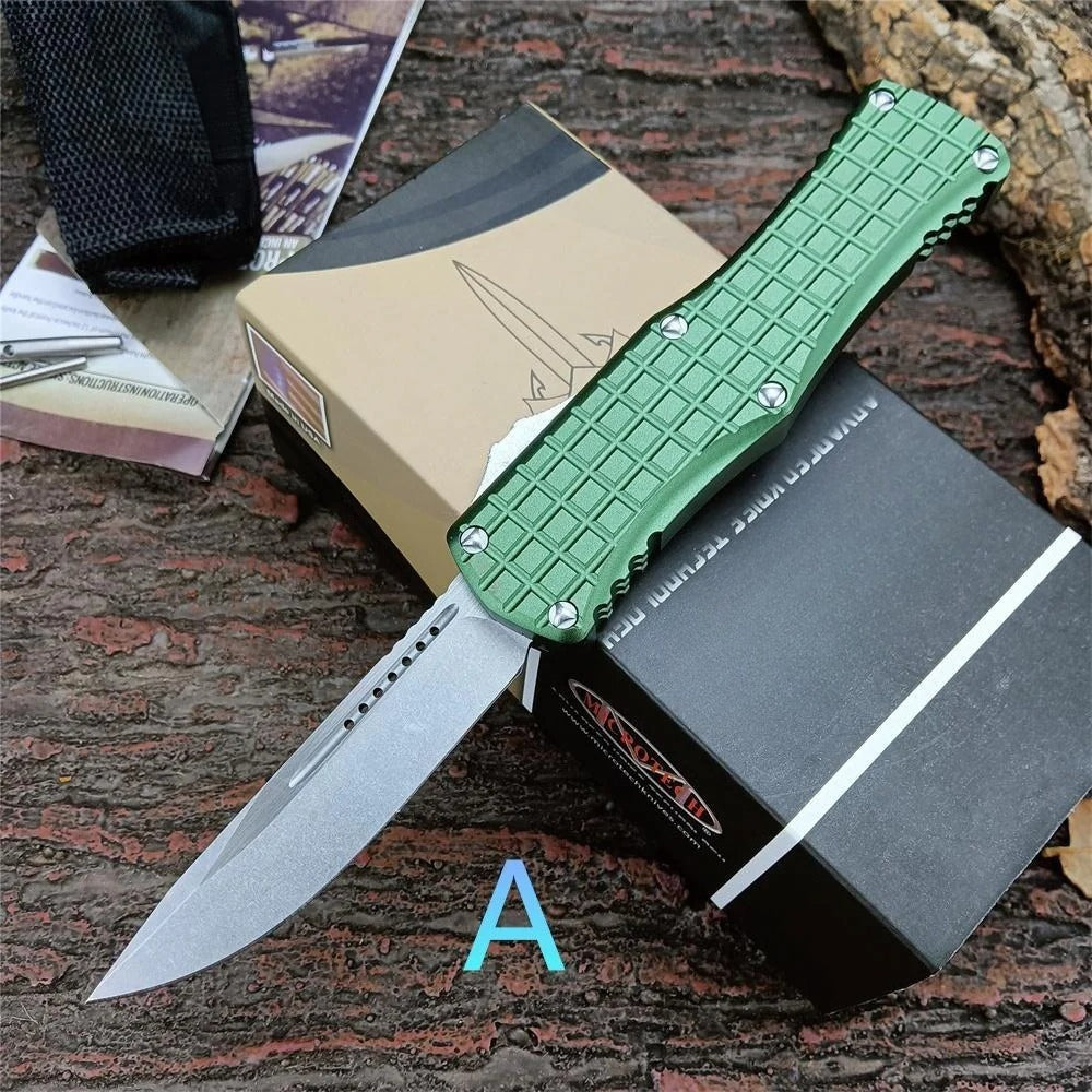 Hera OTF Auto Knife D2 Blades T6 Aluminum Handle