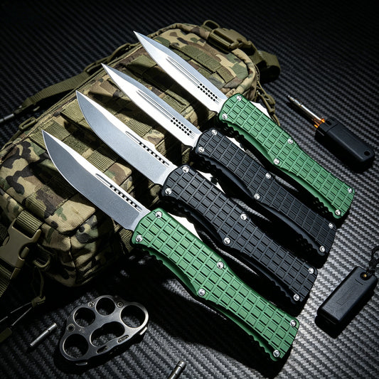 Hera OTF Auto Knife D2 Blades T6 Aluminum Handle