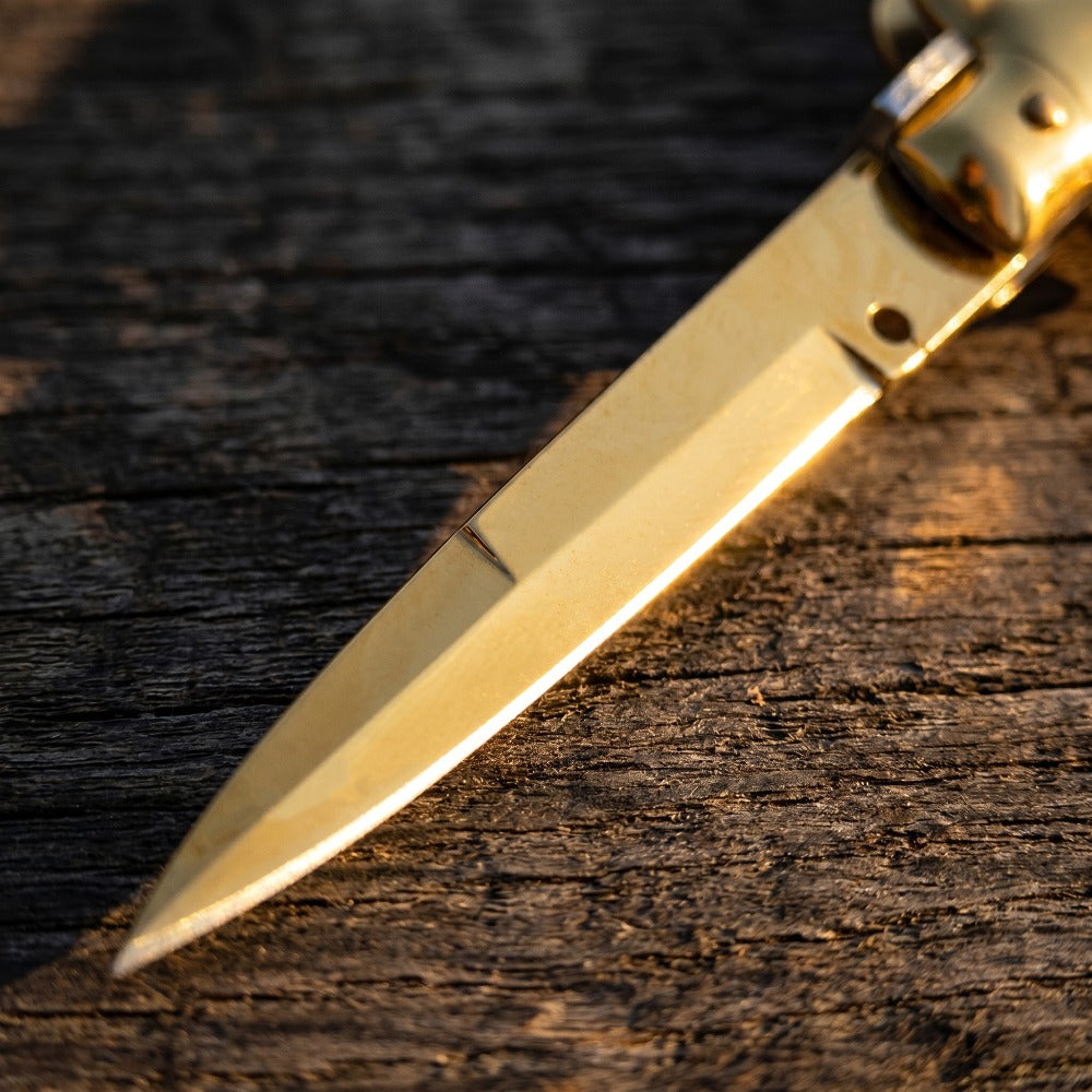 9IN Stiletto Folding Pocket Knife