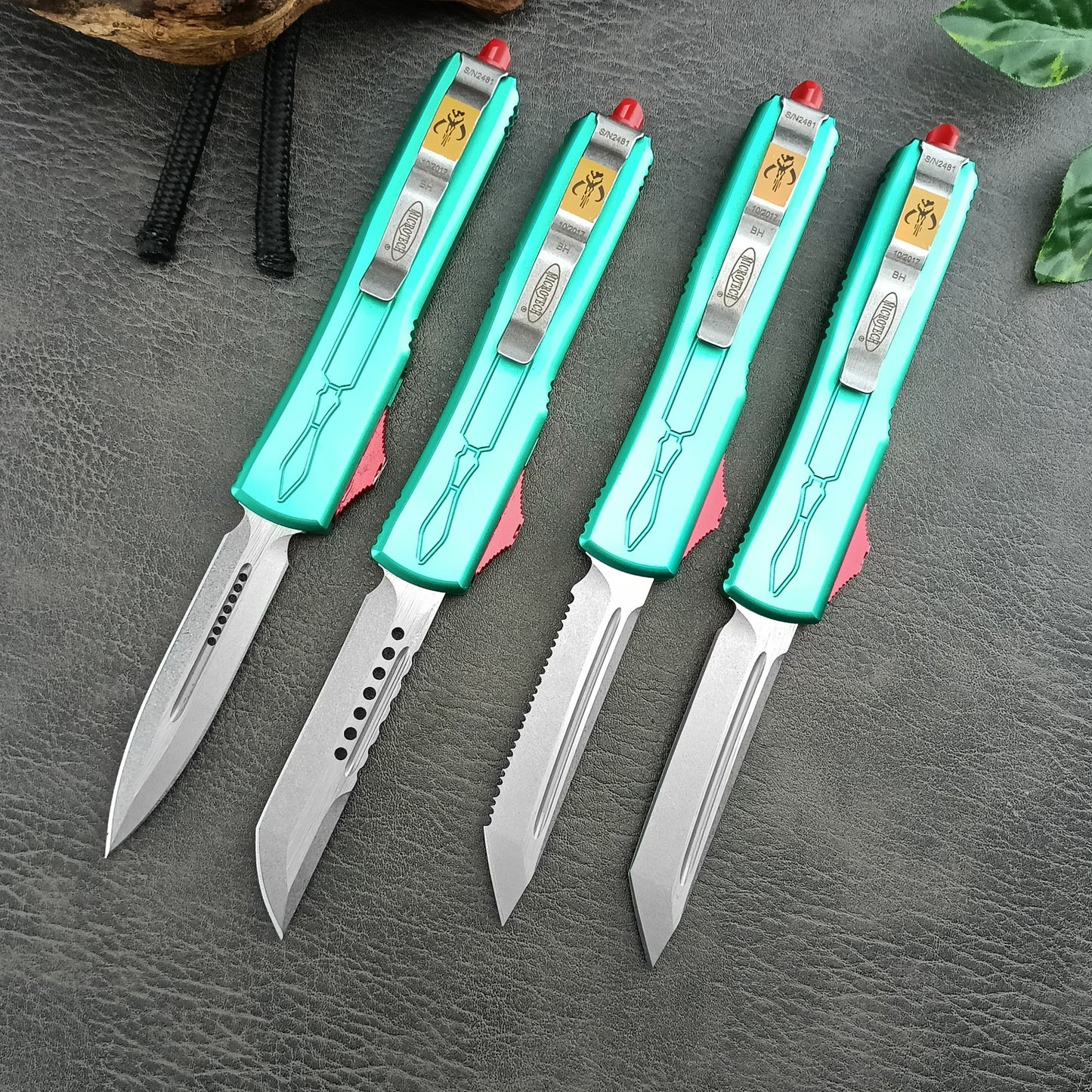 Ultratech T/E Bounty Hunter OTF Auto Knife D2 Blade T6 Aluminum Handle