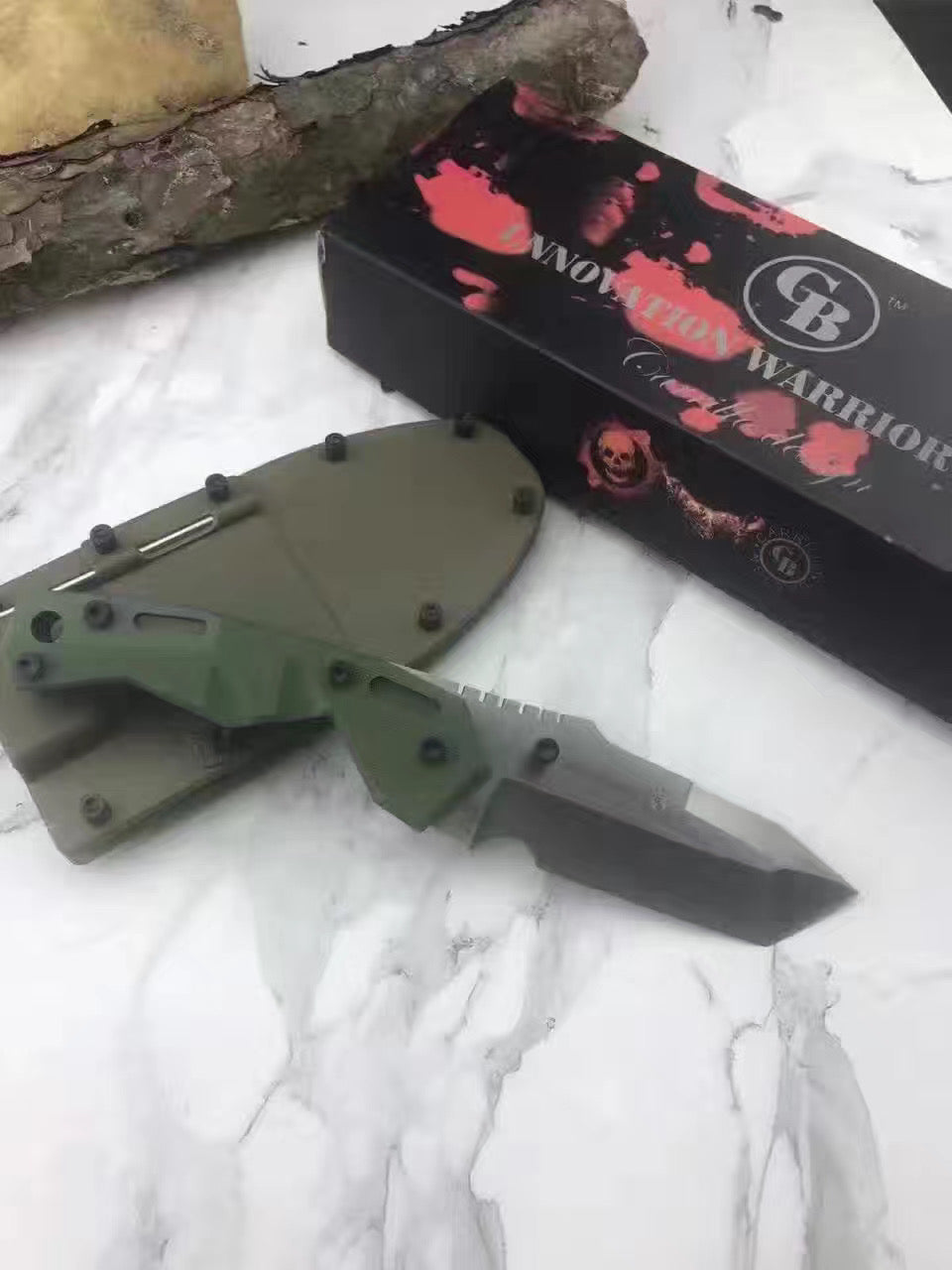 Dwaine Carrillo TACTICAL HUNTING FIXED BLADE MILITARY COMBAT SURVIVAL KNIFE OUTDOOR TOOLS