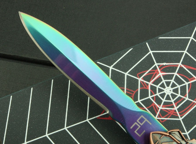 NEW Black Widow Spider Beautiful Blade | Practice Butterfly Knife Combat Trainer EDC Tools High Quality Tactical Knives Essential Self Defense Weapon Metal Folding Knifes