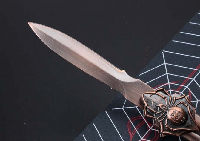 NEW Black Widow Spider Beautiful Blade | Practice Butterfly Knife Combat Trainer EDC Tools High Quality Tactical Knives Essential Self Defense Weapon Metal Folding Knifes