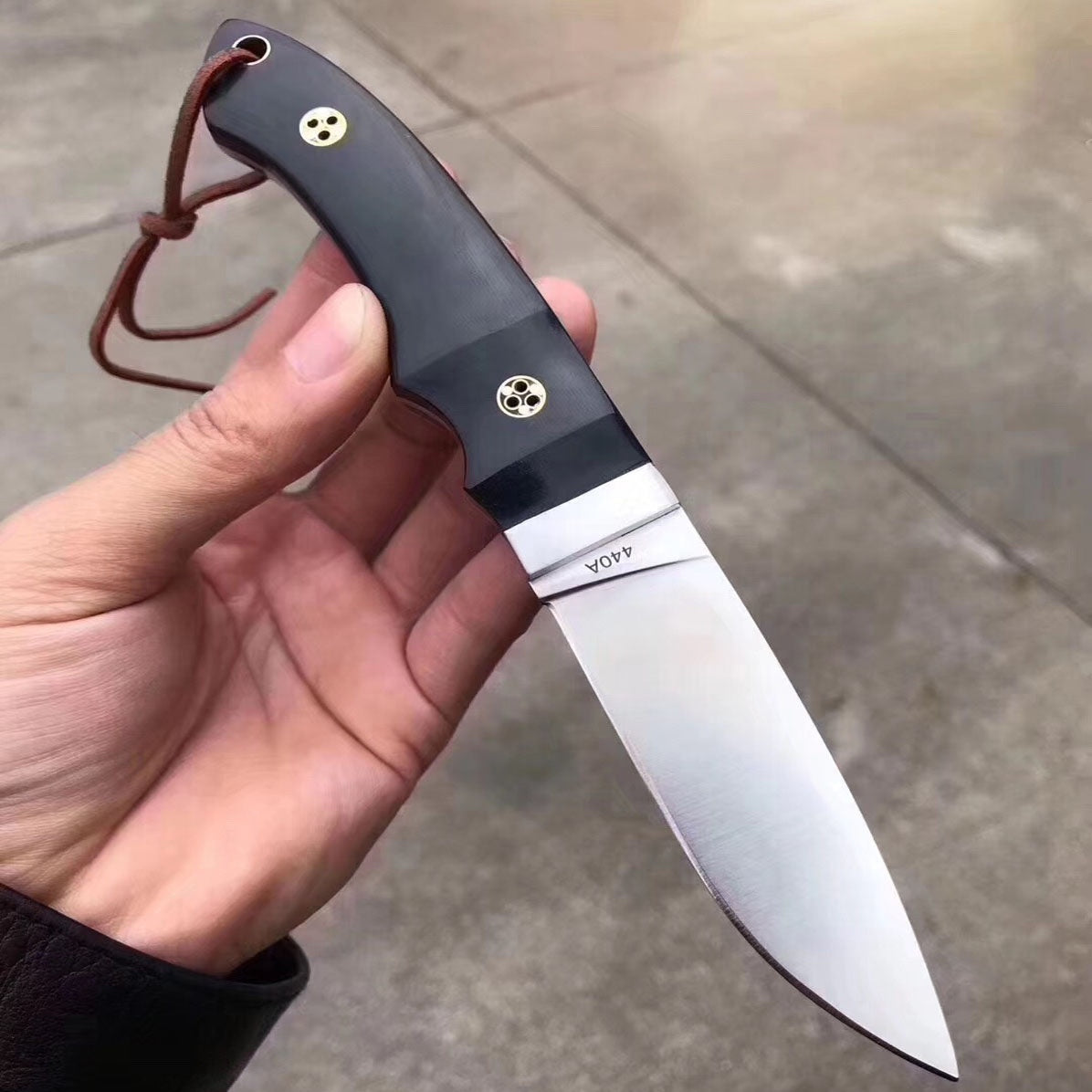 Outdoor Tactical  MAGNUM 440C Steel Fixed Blade Combat Adventure Camping High hardness Cold Weapon Survival Hunting Knifes