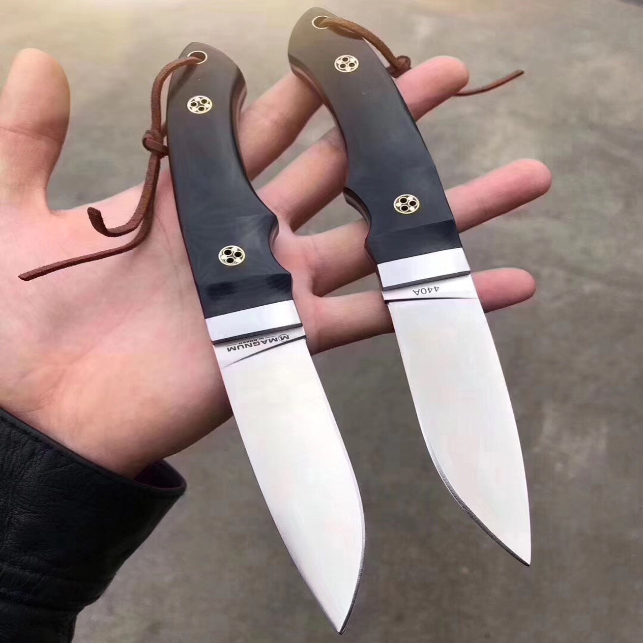 Outdoor Tactical  MAGNUM 440C Steel Fixed Blade Combat Adventure Camping High hardness Cold Weapon Survival Hunting Knifes