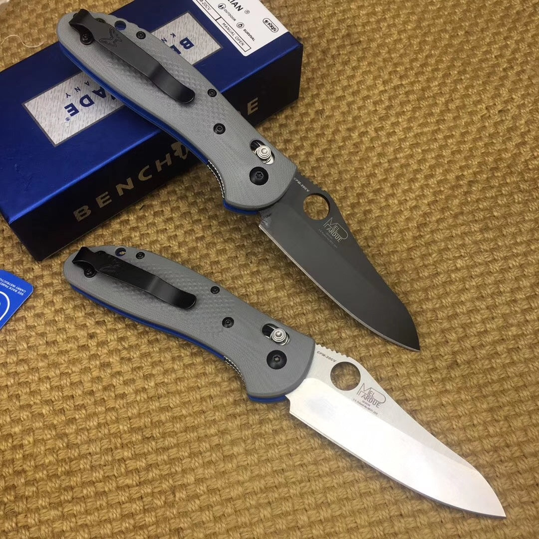 BENCHMADE High Hardness Outdoor Wilderness Household Fruit Cutter Small Folding Knife Wild Portable Sharp Folding Knife