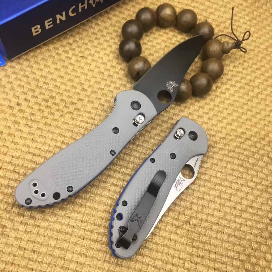 BENCHMADE High Hardness Outdoor Wilderness Household Fruit Cutter Small Folding Knife Wild Portable Sharp Folding Knife