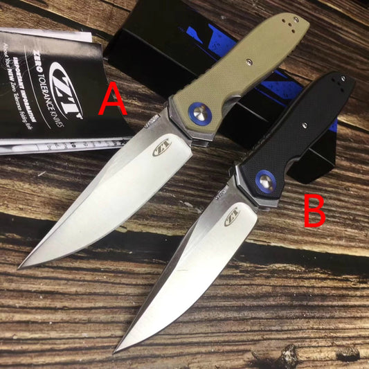Zero Tolerance ZT Tactical Knife AUTO Folding Blade EDC Survival Knives Spring Assist Knife Outdoor Camping Spring Open Hunting Knife