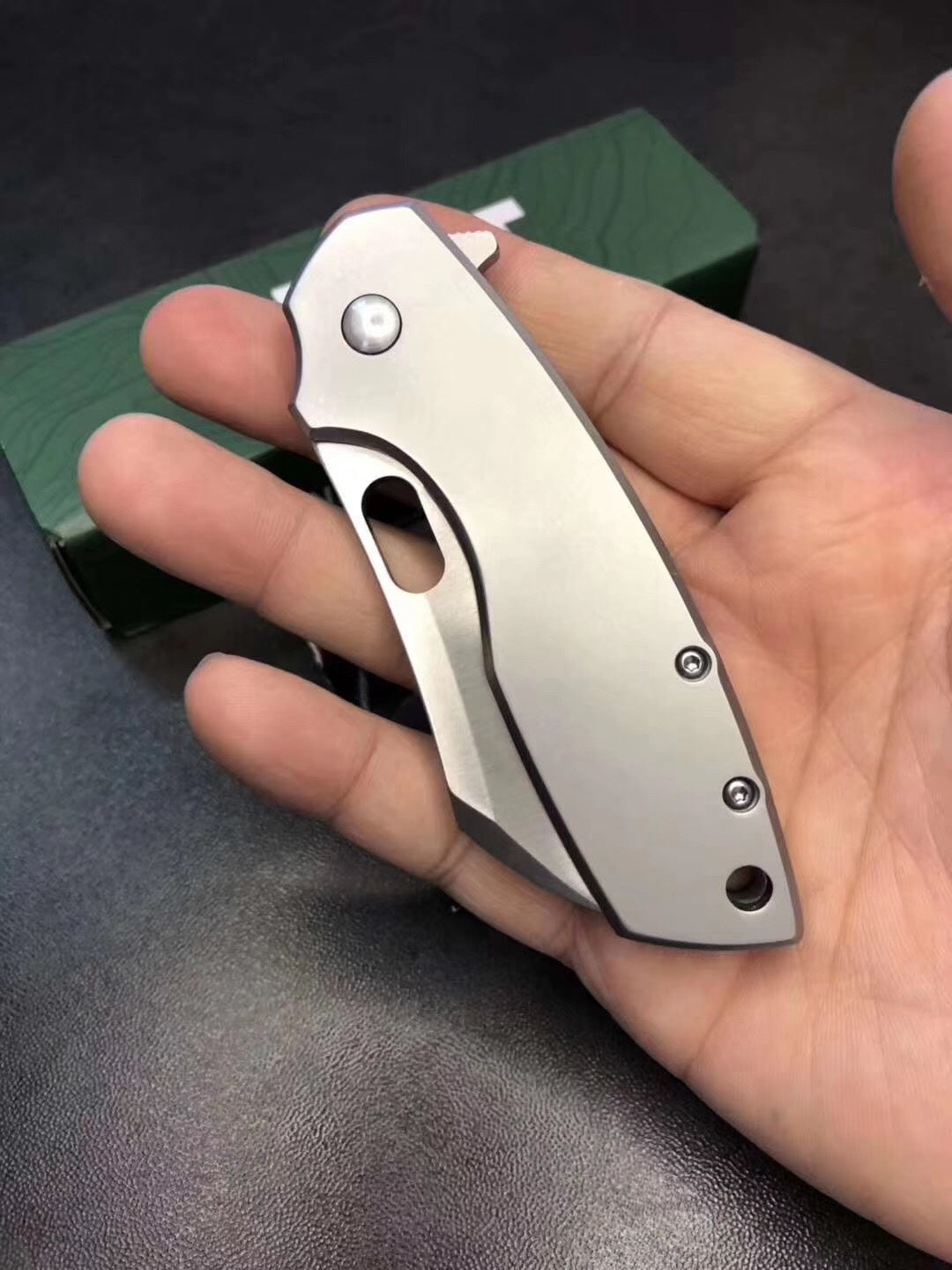 CRKT Ball bearing folding knife blade ounce blade material 8cr13mov handle stainless steel handle camping survival knife EDC outdoor mini tool