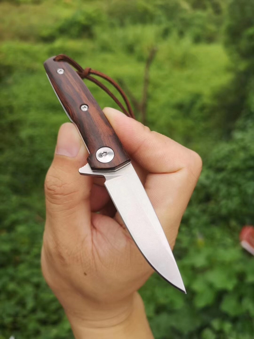 Austrian powder steel M390, high hardness high-grade knife steel, ball bearing folding knife, survival tactical knife, folding hunting knife, carry mini outdoor knife