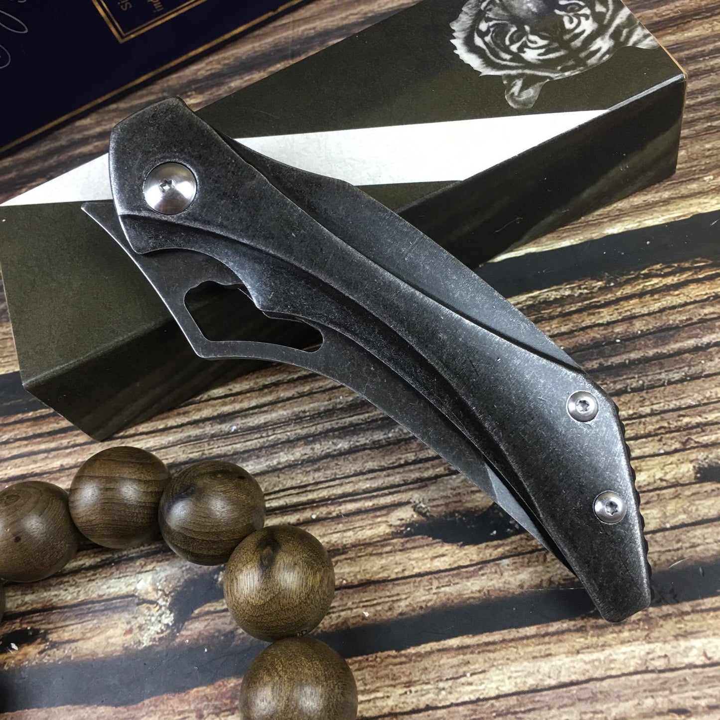 Automatic tactical auxiliary knife outdoor force hunting camping survival knife EDC folding blade handle all steel