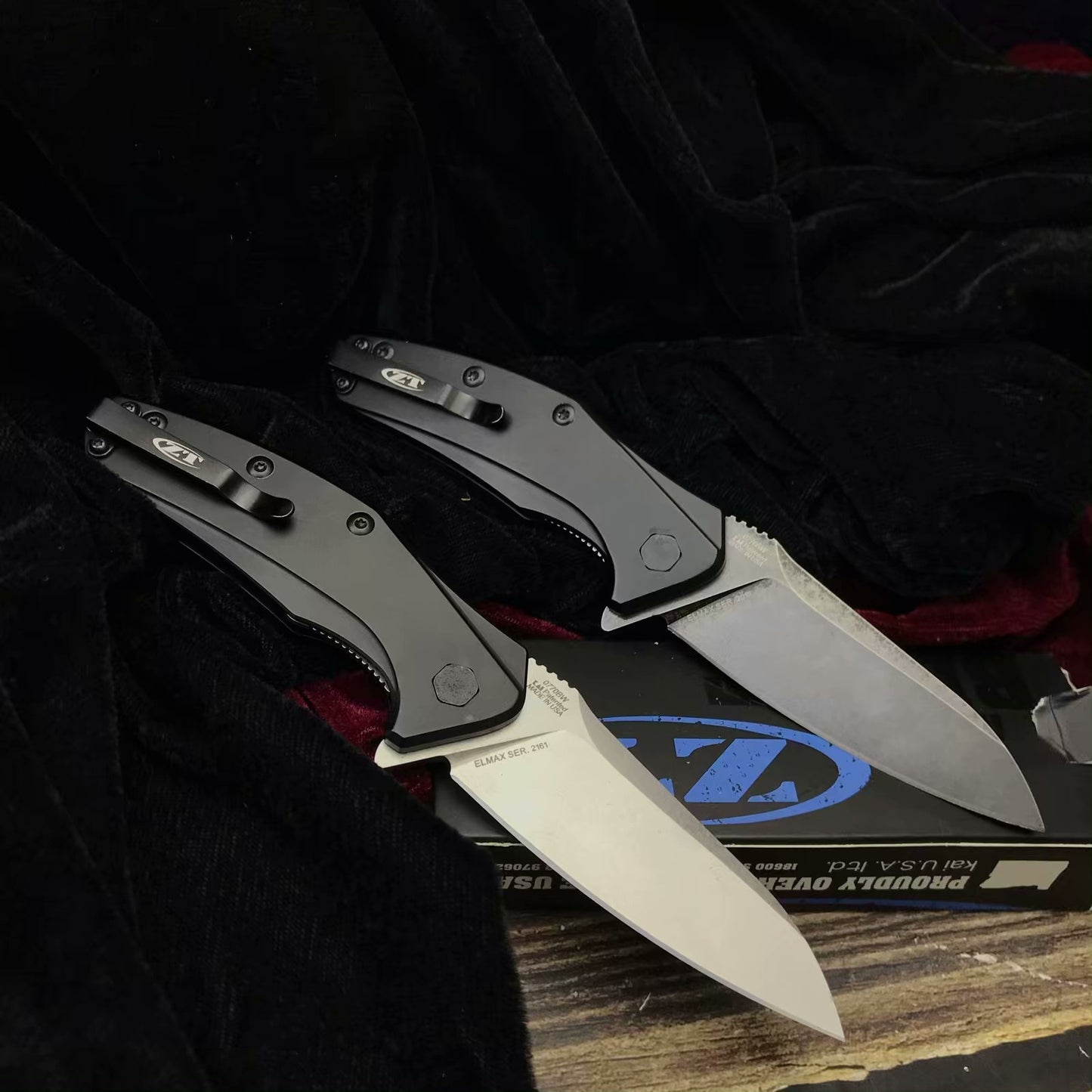 Zero Tolerance ZT Exquisite folding knife, 9cr18mov aluminum alloy steel military hunting survival tools