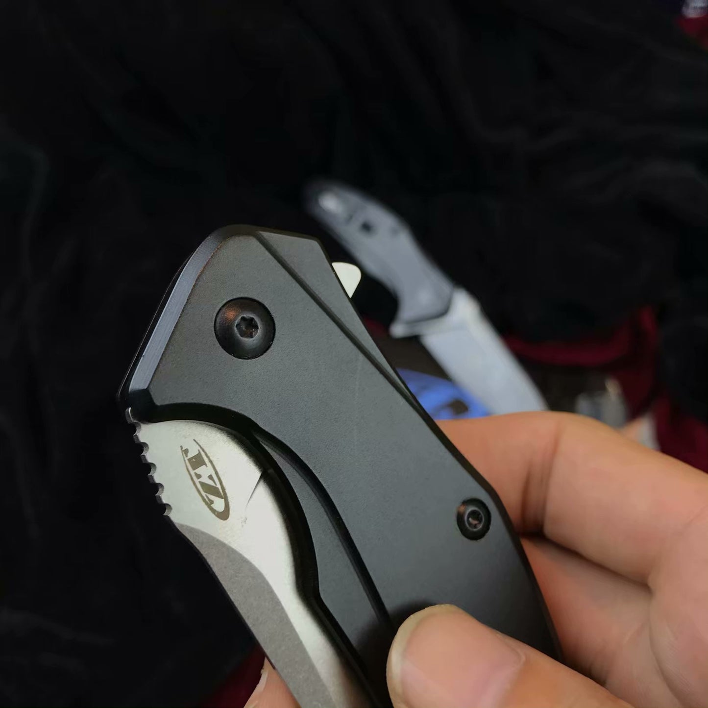 Zero Tolerance ZT Exquisite folding knife, 9cr18mov aluminum alloy steel military hunting survival tools